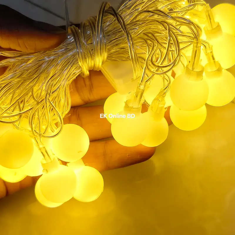 28LED Snowball Light Golden