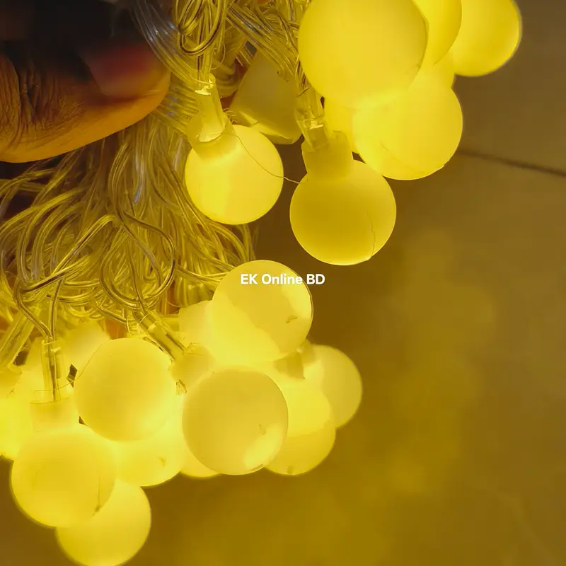 28LED Snowball Light Golden - Image 3