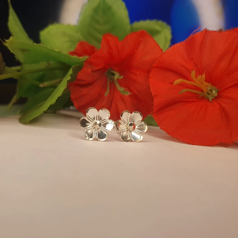Silver Phul Ear Top