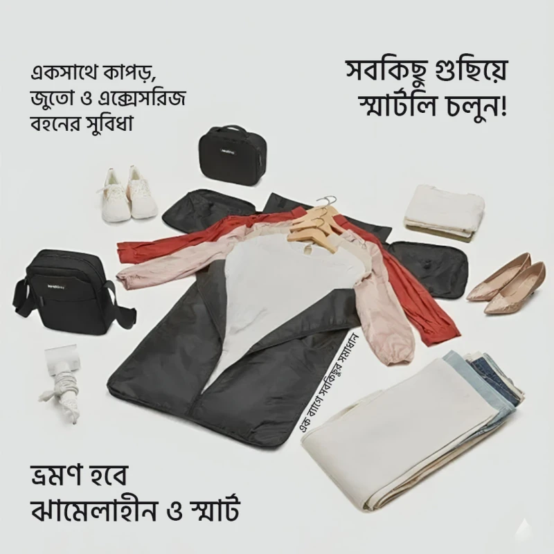 Jenni ট্রাভেল ব্যাগ - কালো - Image 3