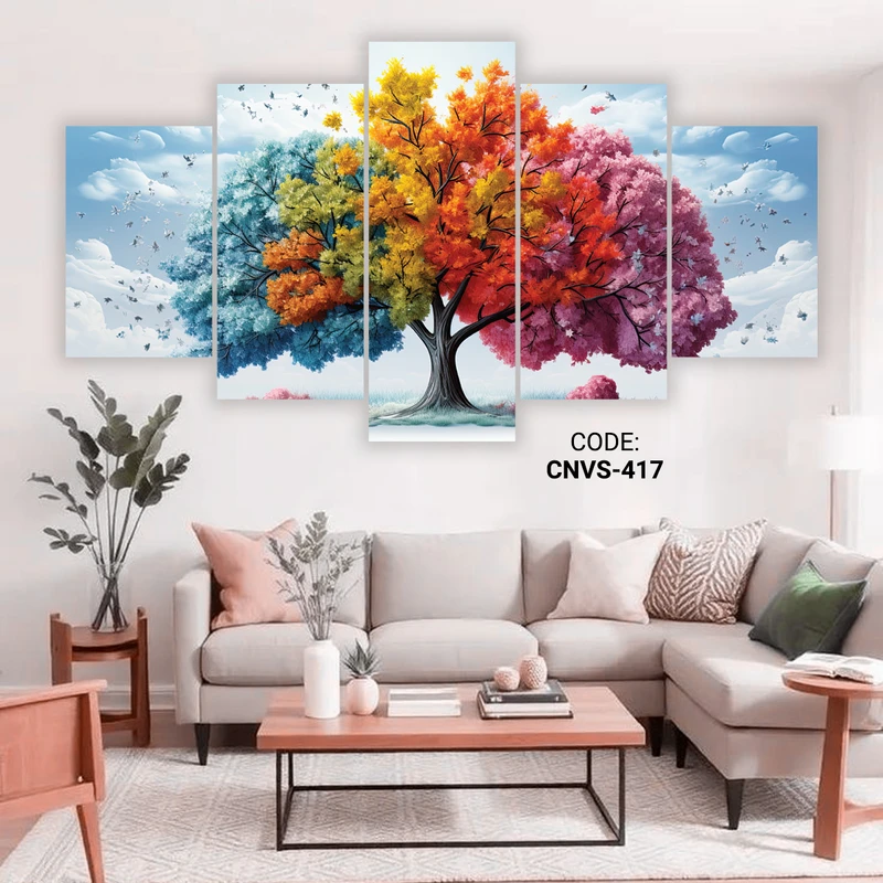 5 Panel wall Canvas | CNVS-417
