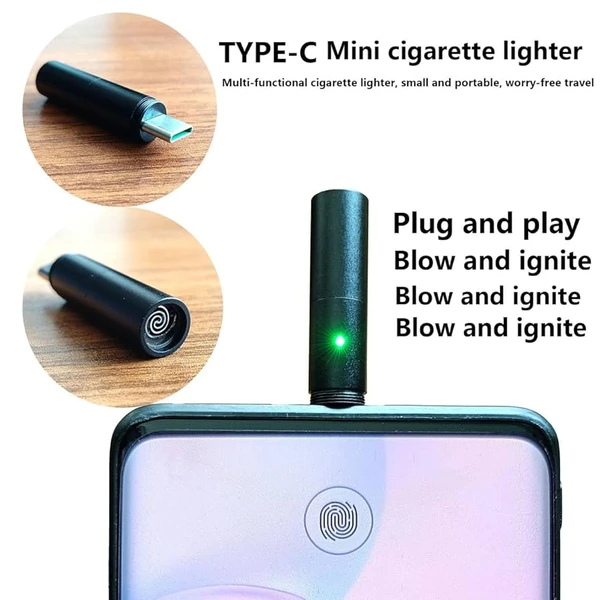 Small Type-C Electric Lighter ডেলিভারী চার্জ ফ্রী - Image 3
