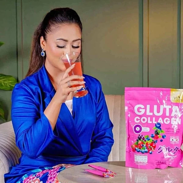 Gluta Collagen Pink Whitening Juice ডেলিভারী চার্জ ফ্রী