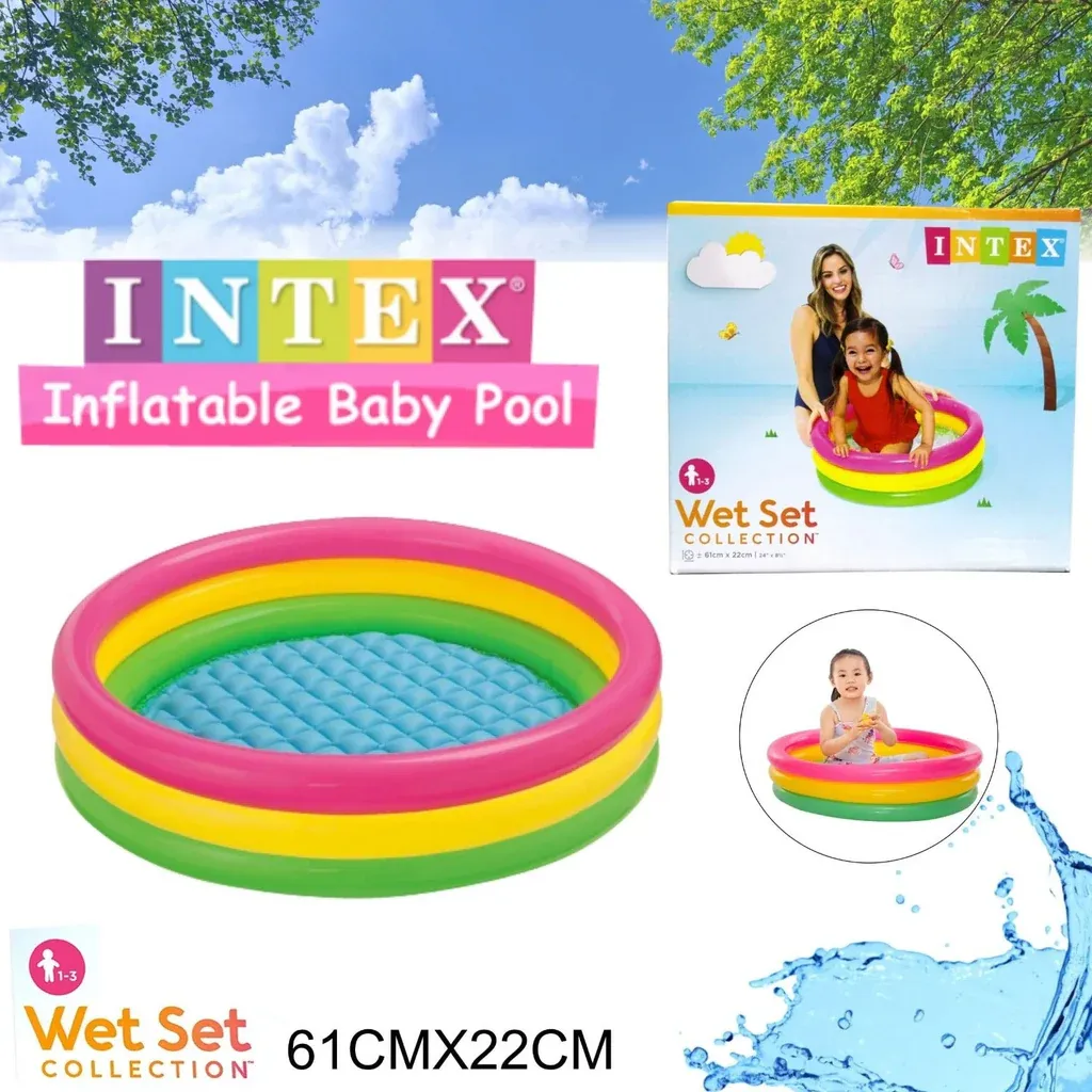 Intext Inflatable Baby Bath Tub Swimming Pool - 34/10"