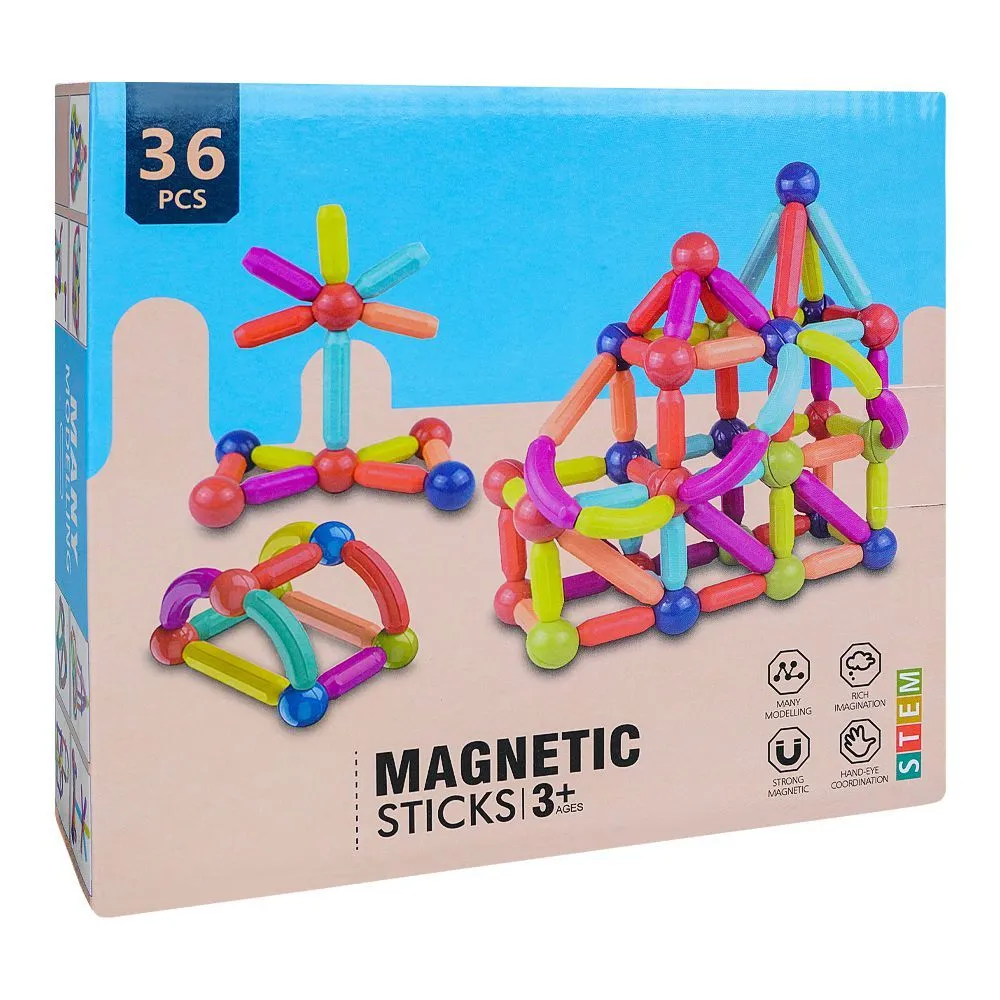 Magnetic Sticks Stem Toys for kids বাচ্চাদের ম্যাগনেটিক স্টিক টয়