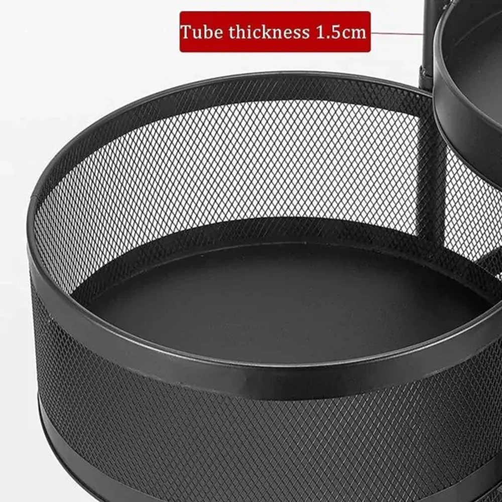 4 Layer Round Shape Kitchen Rack - Image 5