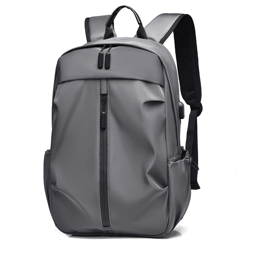 Large Oxford Waterproof Backpack (Gray)