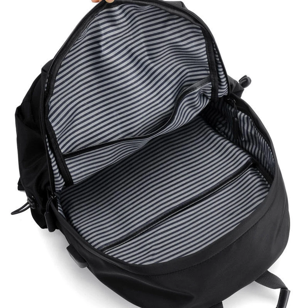 Large Oxford Waterproof Backpack (Gray) - Image 4