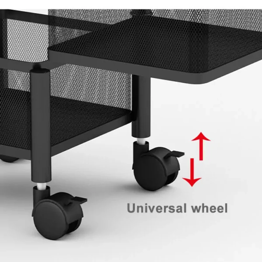 4 Layer Square Shape Kitchen Rack - Image 4