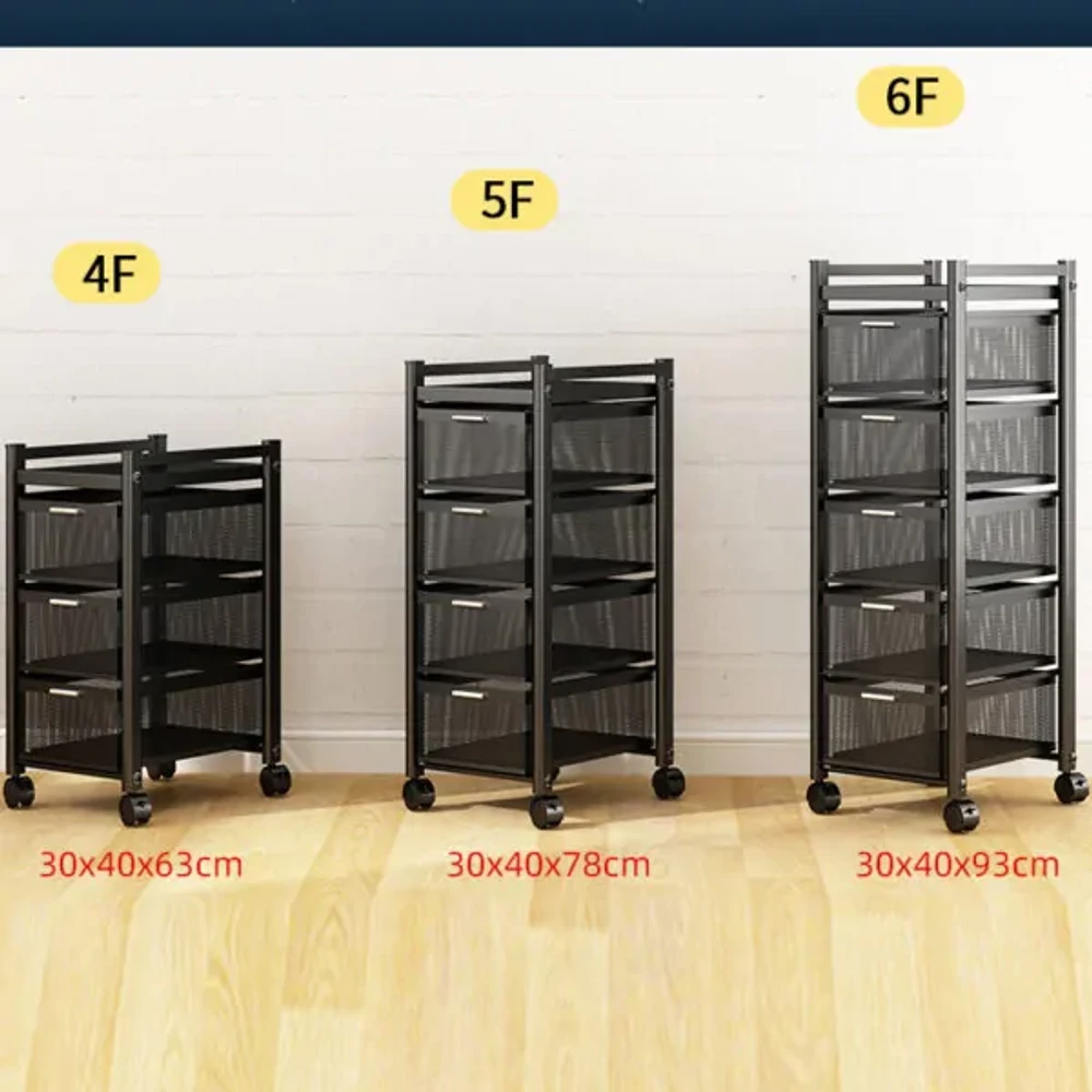 4 Layer Square Shape Kitchen Rack - Image 5