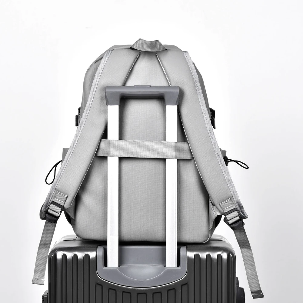 Waterproof Multi-Functional Backpack (Gray) - Image 4