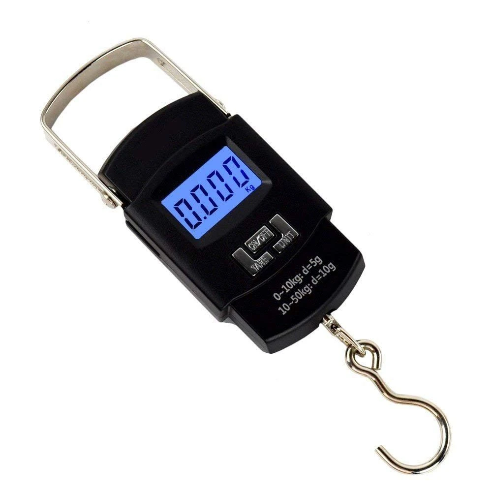 Handy Mini Digital Electronic Portable Weight Scale 50kg- Black