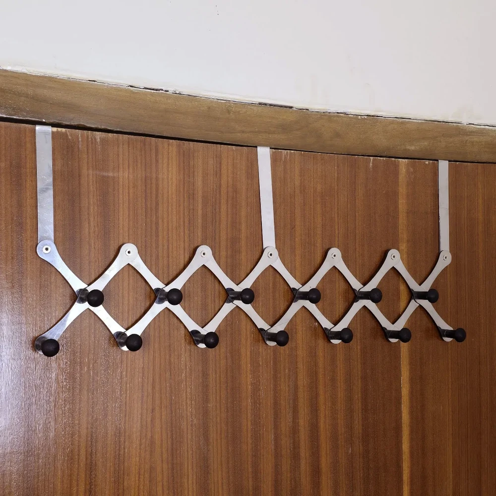 Flexible Stainless Steel 13 Hook Door Hanger