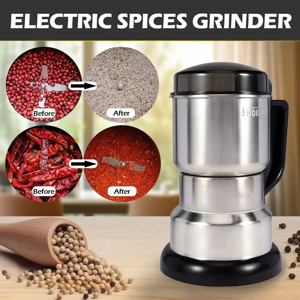 Multi-functional High Power Electric Stainless Steel Food Grinder