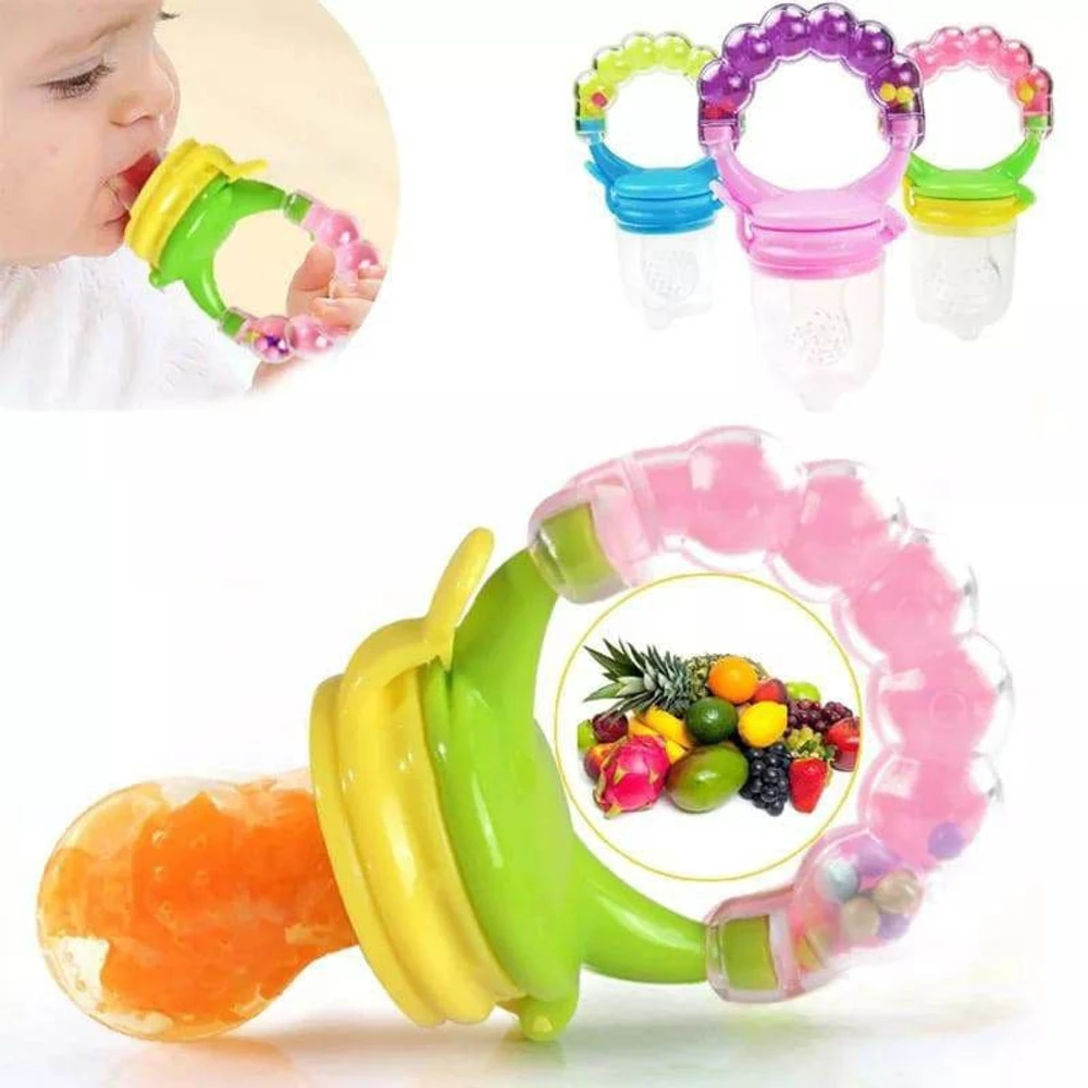 Baby Fruits Pacifier With Bell