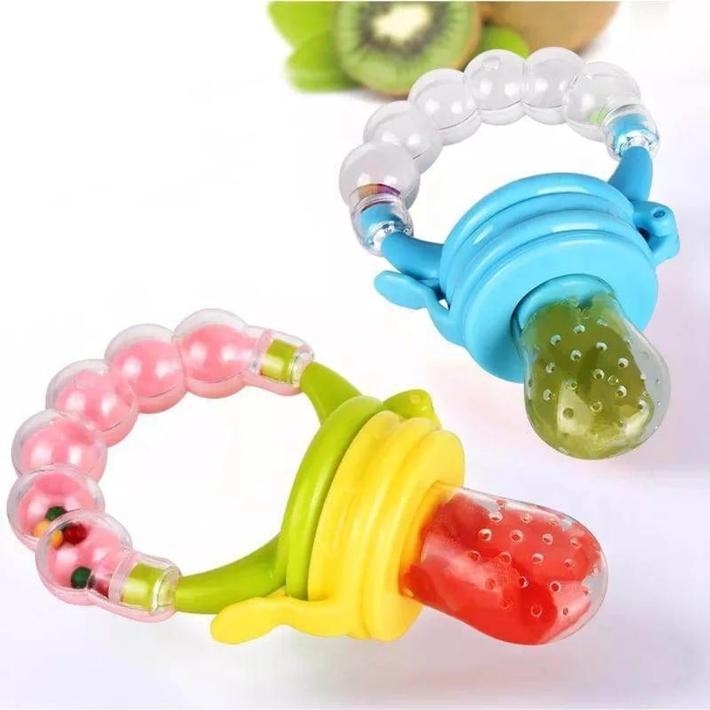 Baby Fruits Pacifier With Bell
