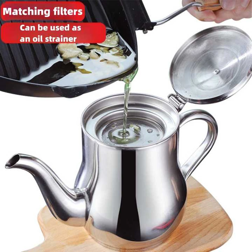 Kitchen Oil Filter Pot 700 ml