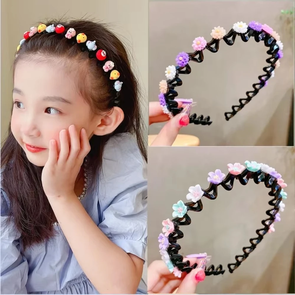 Children's Sweet Cute Flower Cartoon Headband (1 pc) - Image 3