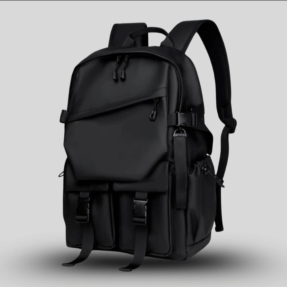 Waterproof Multi-Functional Backpack (Black)) - Image 3