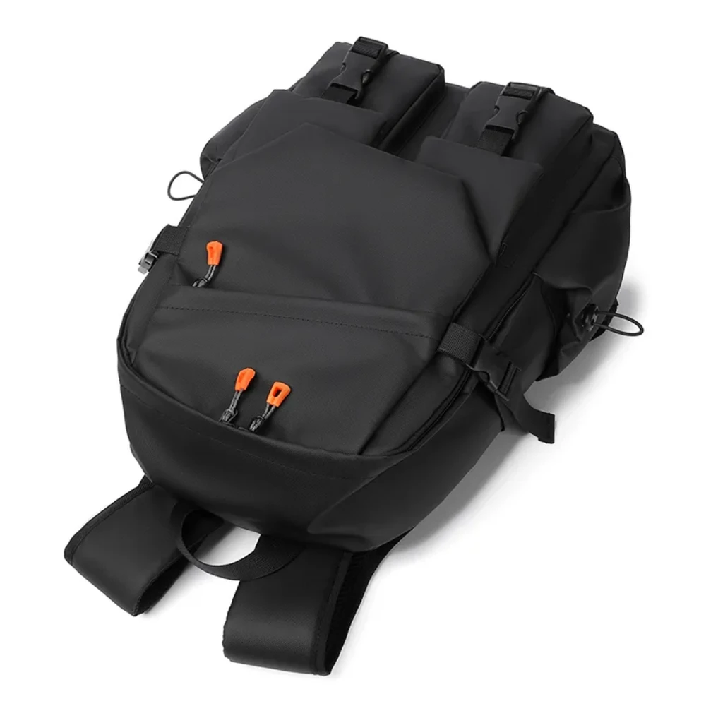 Waterproof Multi-Functional Backpack (Black)) - Image 4