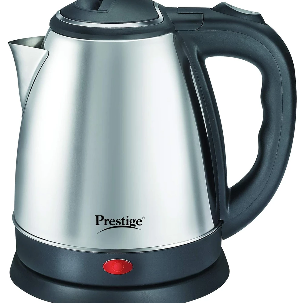 Prestige Electric Kettle - 2L - Silver and Black
