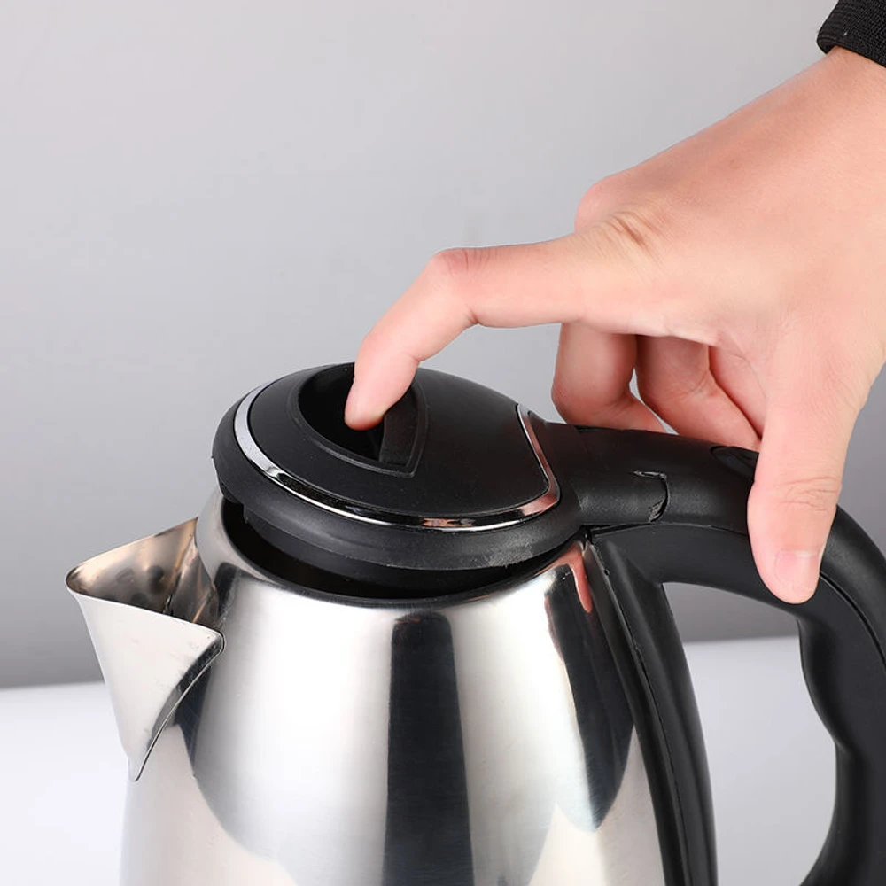Prestige Electric Kettle - 2L - Silver and Black - Image 4