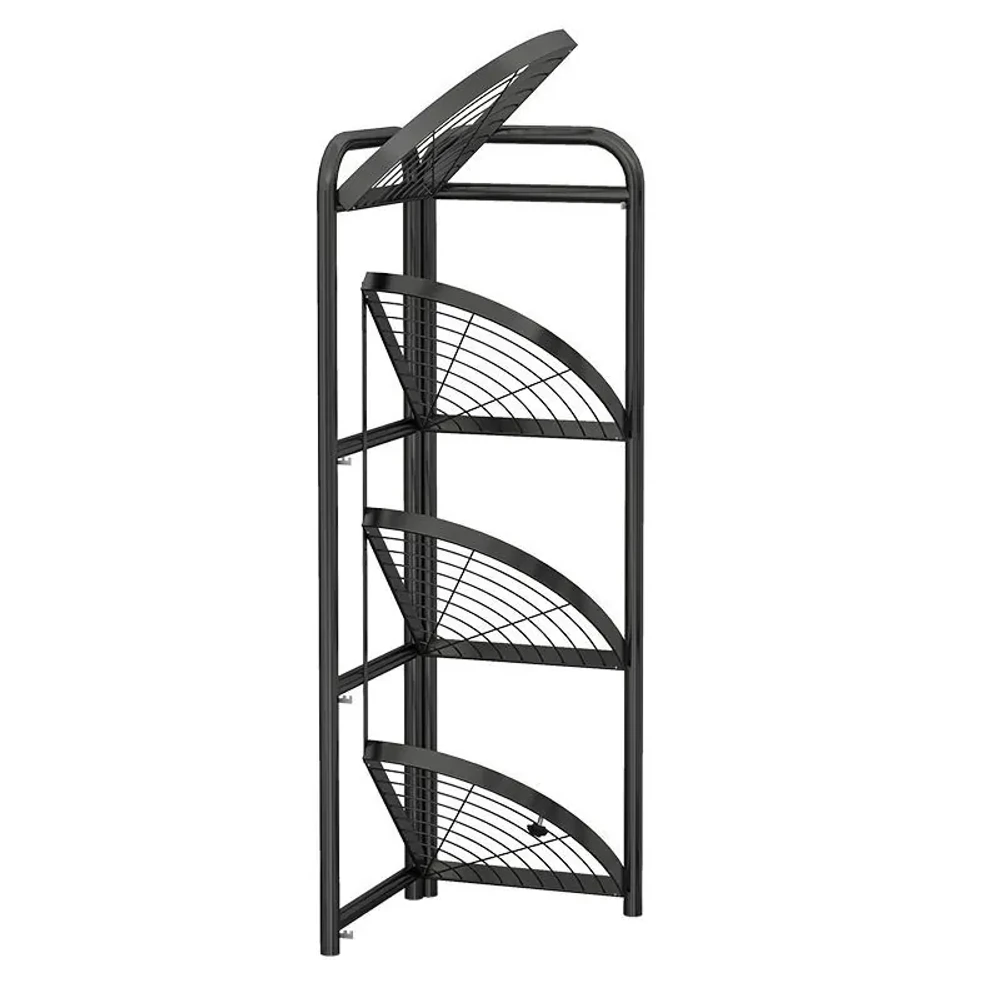 4 Layer Foldable Corner Shelves Rack - Image 4