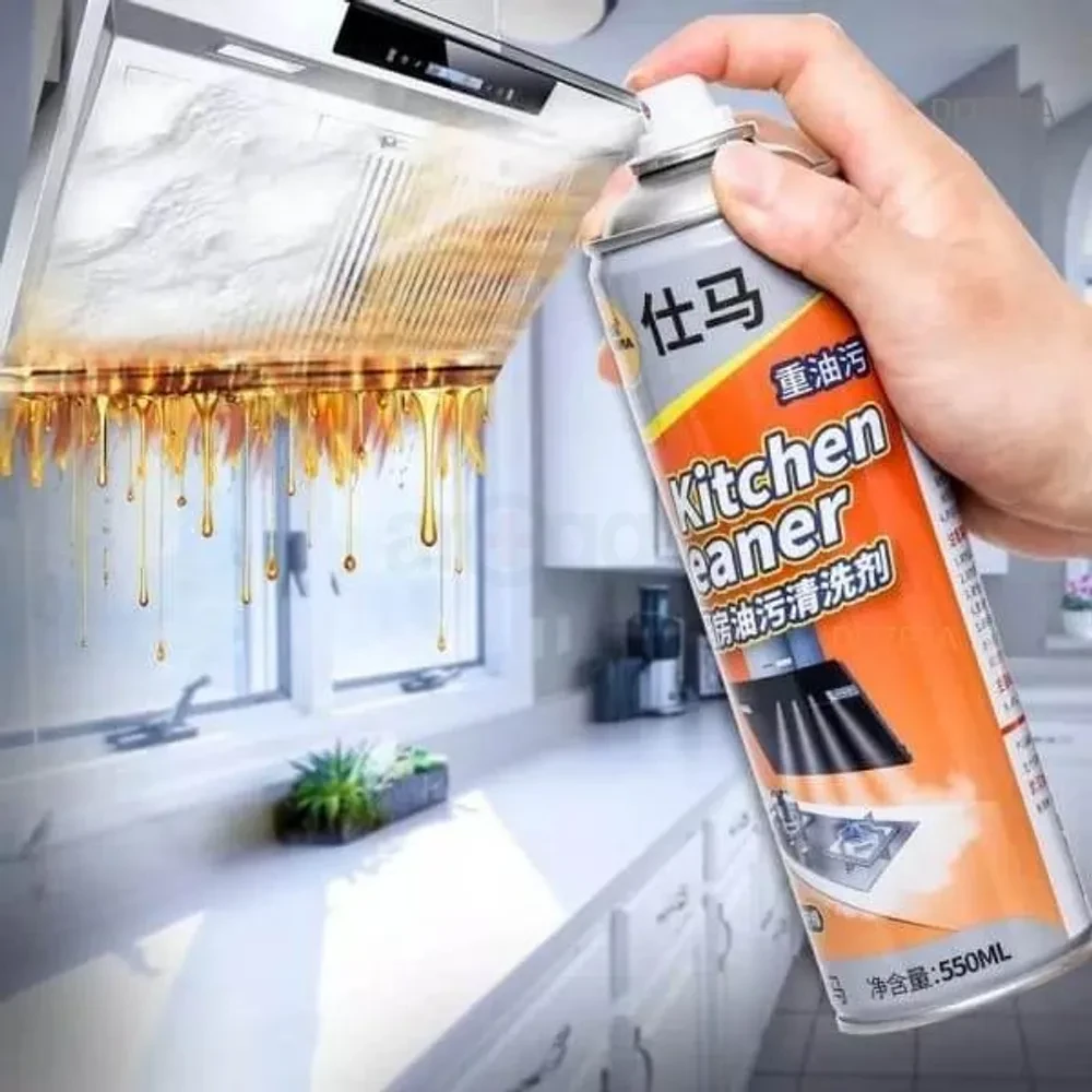 Kitchen Cleaner Foam | Cleaning Spray Can Oil Pollution -500 ml