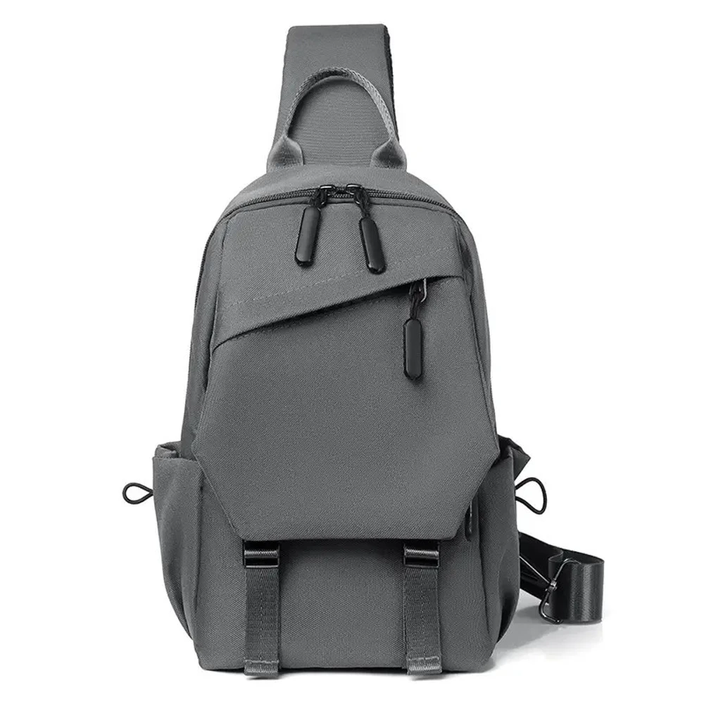 Small Zebra Crossbody Bag ( Gray )