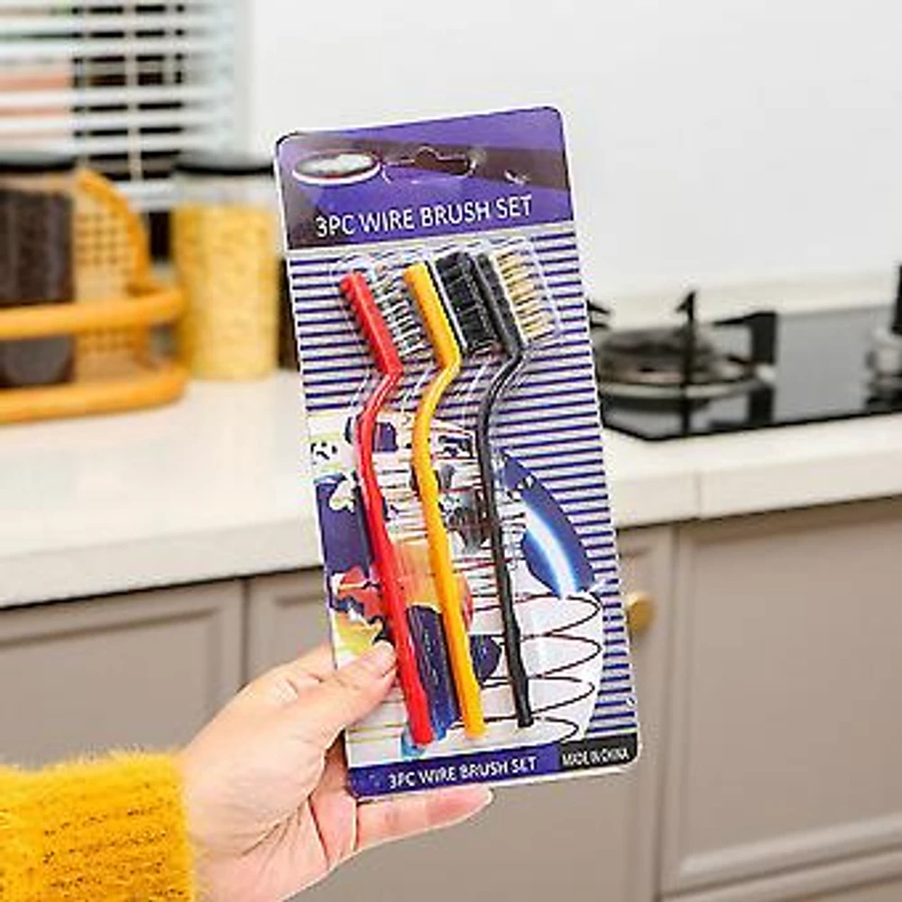 3 Pcs Kitchen Cleaning Brush Set