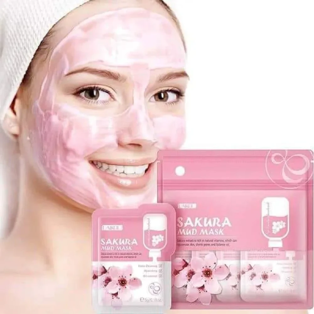 Laikou Japan Sakura Mud Mask (5 Pcs)