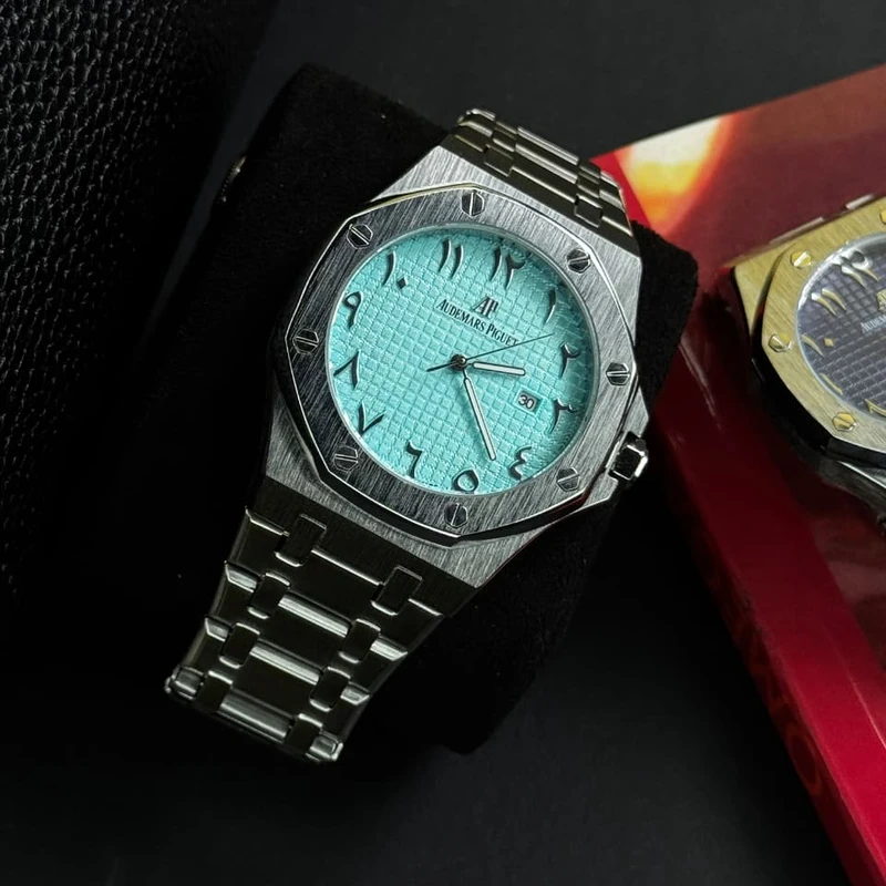 Audemars Piguet Royal Oak Tiffany Blue Dial with Eastern Arabic Numerals – Luxury Wristwatch in Bangladesh