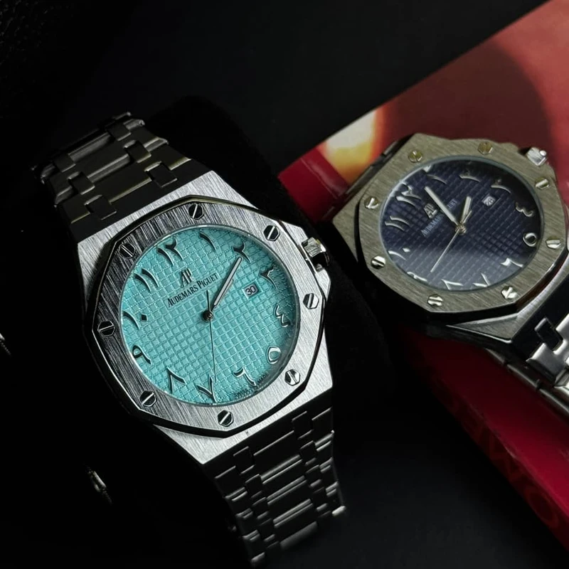 Audemars Piguet Royal Oak Tiffany Blue Dial with Eastern Arabic Numerals – Luxury Wristwatch in Bangladesh