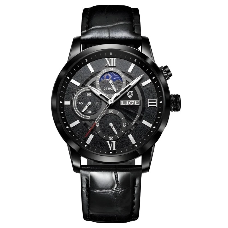 Lige Gents belt wrist watch
