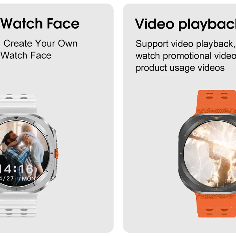 Smart Watch 32GB,4GB IPS DISPLY Model: MT ULTRA - Image 3