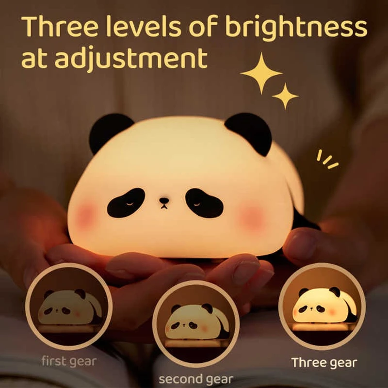 🐼 Cute Panda LED Rechargeable Night Light