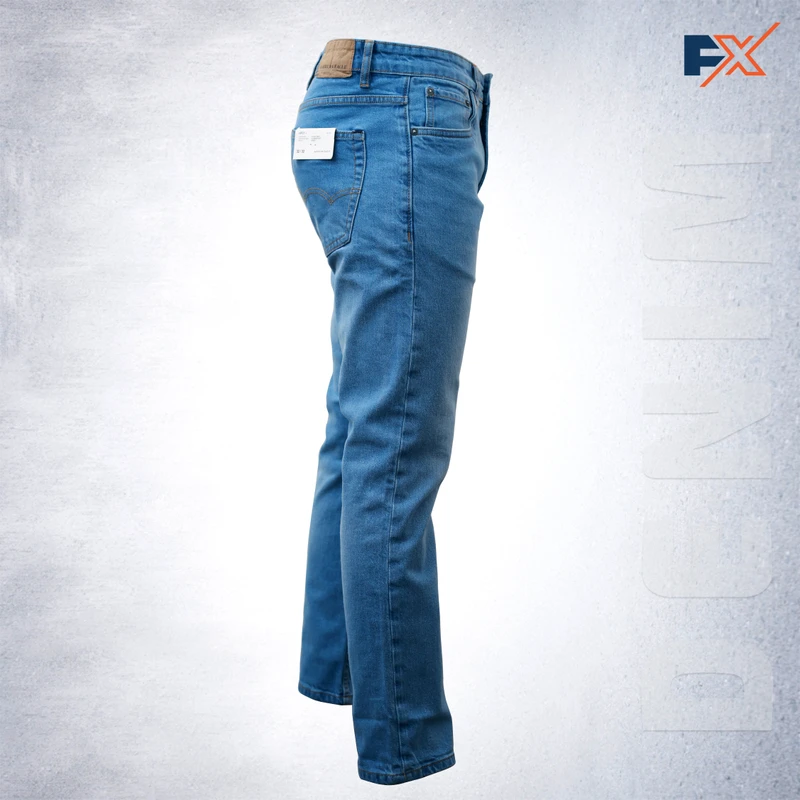 American Eagle Men AirFlex+ Slim Straight Fit Jeans (Sky Blue) - Image 3