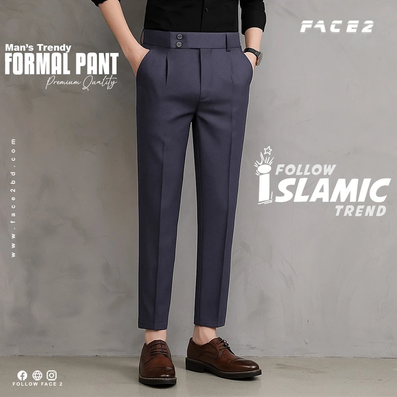 Mens Premium Formal Pant ( Ash Color )
