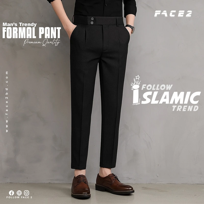 Mens Premium Formal Pant ( Black color )