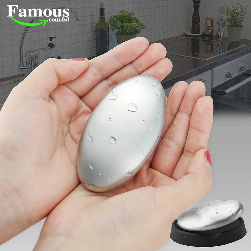 Stainless Steel Soap Odor Remover Bar for Fish Cleaner Onion Garlic Fish Other Strong Scents from Hands and Skin Kitchen Gadgets - Image 6