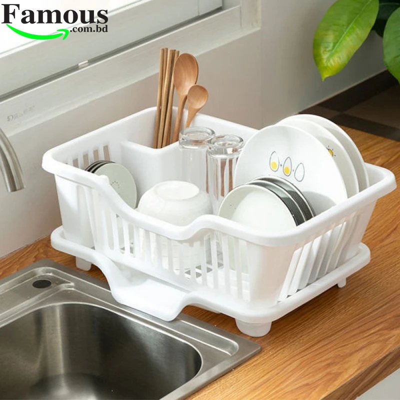 3-in-1 Kitchen Sink Dish Rack 3 Colour