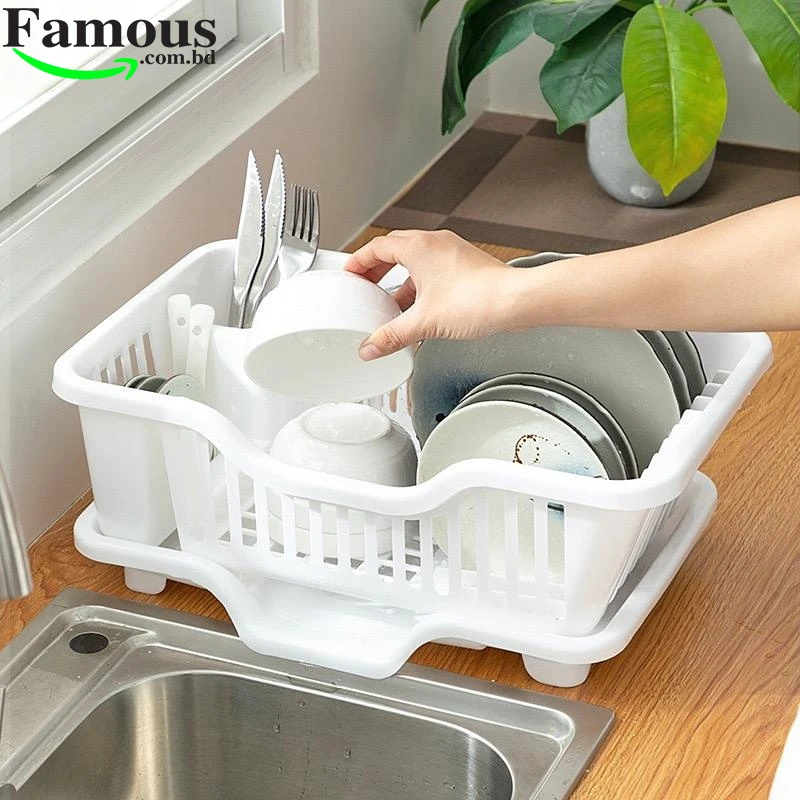 3-in-1 Kitchen Sink Dish Rack 3 Colour