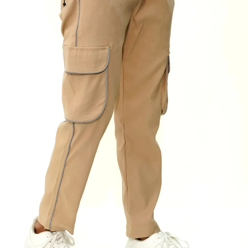 👖 “Cargo Joggers That Redefine Comfort & Style!”(Cream)