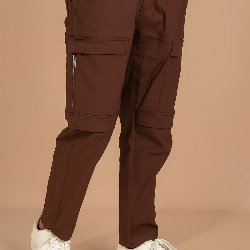 👖 “Cargo Joggers That Redefine Comfort & Style!”(Dark Purple)