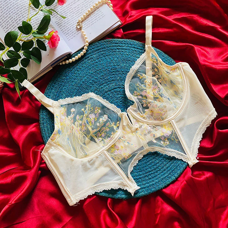 Non padded wire bra