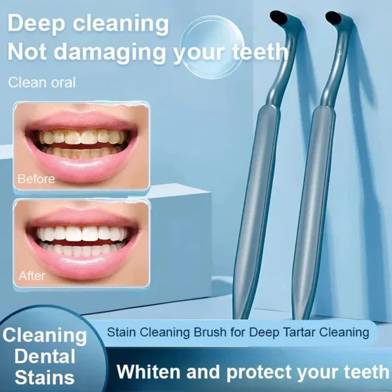 Tooth Stain Eraser Brush (2pc set)