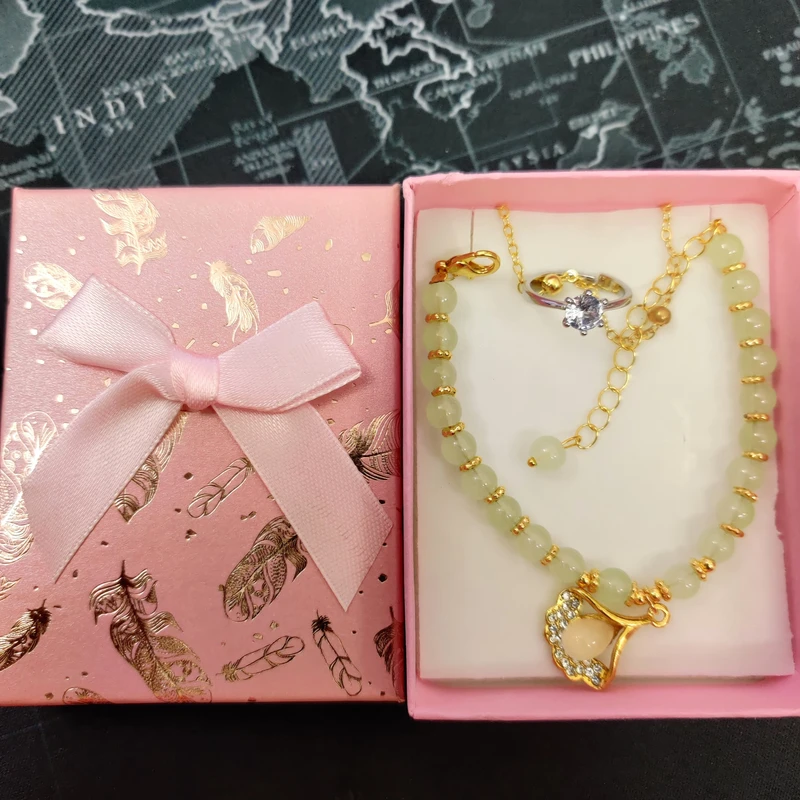 Golden Promise - Double Ginkgo Bracelet - Image 7