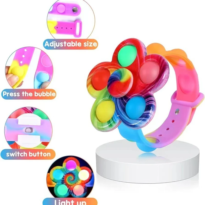 Light Up Bubble Bracelet for Children
