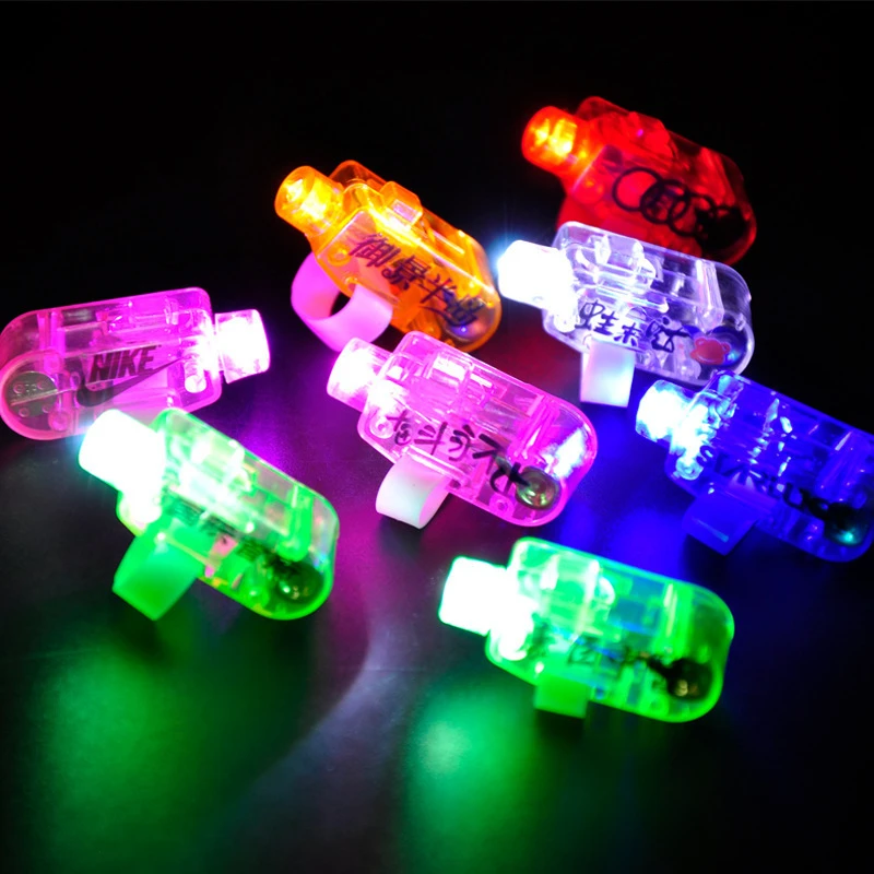 LED Cartoon Finger Light Ring Flash 10pcs - Image 4
