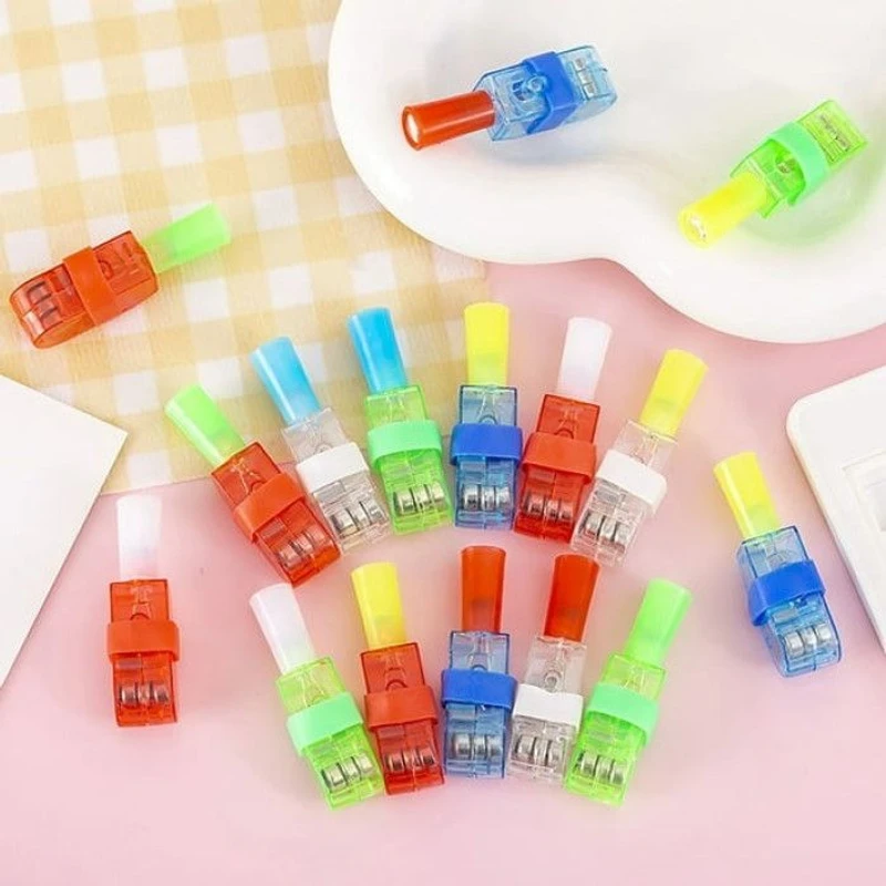 LED Cartoon Finger Light Ring Flash 10pcs - Image 5